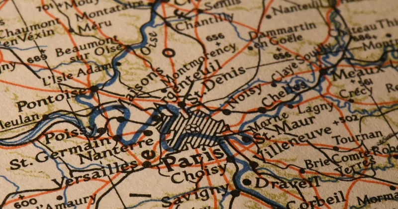 Carte de l'Aveyron et départements limitrophes