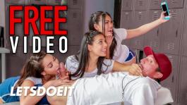 Slutty Cheerleaders Gangbanged by Classmates Full Movie